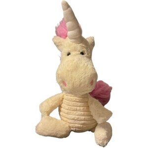 Jellycat London Unicorn Plush Stuffed Animal Toy With Pink Mane & Tail 16"
